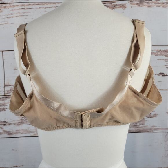 Wacoal Retro Chic Full Figure Underwire Bra Toast 44DDD 44F - Picture 2 of 6